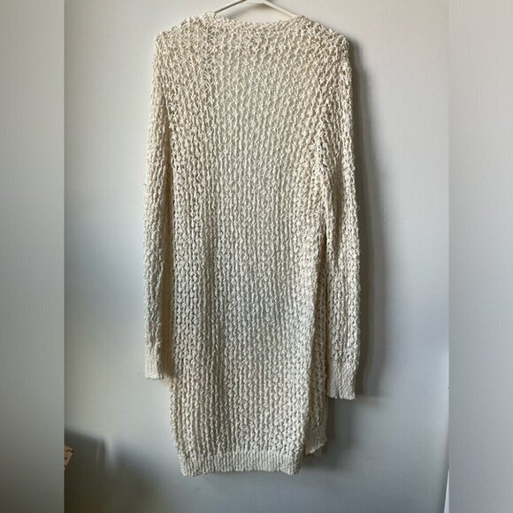 Revamped Long Open Knit Sweater  Size Medium - Picture 4 of 5